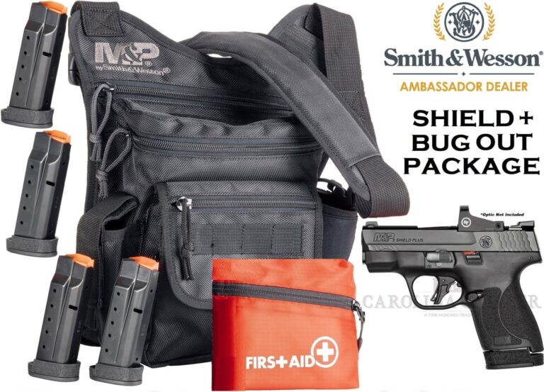 Smith & Wesson M&P9 Shield Plus Optic Ready BUGOUT Package